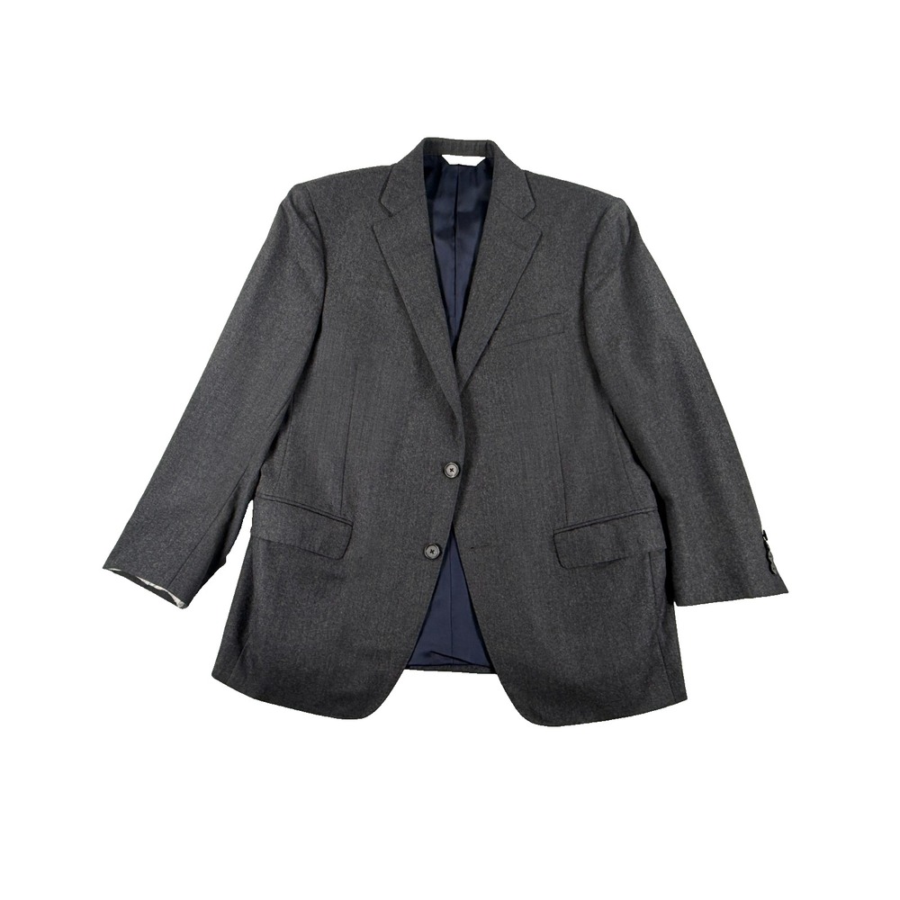 Samuelsohn Gray‎ Wool Blend Blazer Sport Coat Made in Canada Men's NO Size